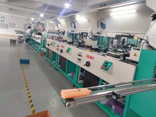 Various Shapes Plastic Jar And Bottle Screen Printing Machine Modular 1-12 Colors