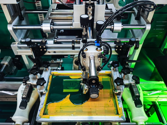 Mechanical Drive Screen Printing Machine On Plastic Wood Ceramics Metal Products