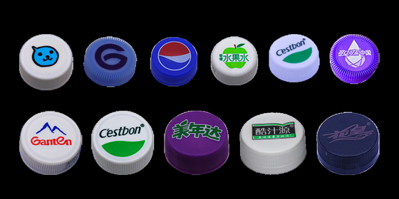 Plastic Caps Printing Machine High Accuracy And Low Maintenance  28-38mm