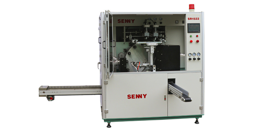 Mascara Bottle Screen Printing Machine Without Mechanical Or Optical Register