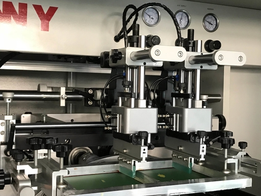 Mascara Bottle 2 Color Screen Printing Machine Without Mechanical Or Optical Register