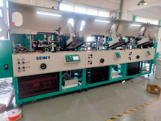 Hot Stamping LED UV Lamp Tube Screen Printing Machine With Visual System