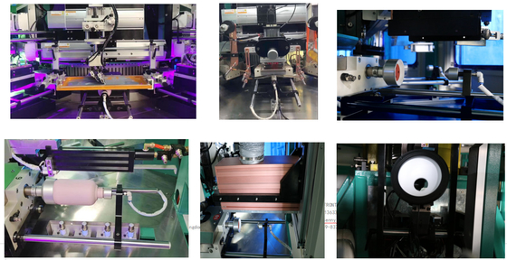 360 Degree Flat Bottle Screen Printer LED UV Curing Screen Printing Machine