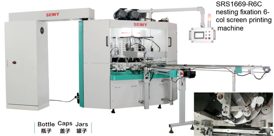 Robotic Arm Servo Drive Auto Hot Stamping Machine 4 Color Screen Printing