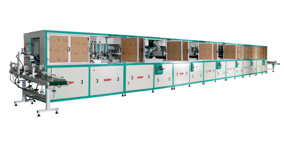 1-8 Color Fully Automatic Screen Printing Machine For Plastic Round Bucket 18pcs/Min