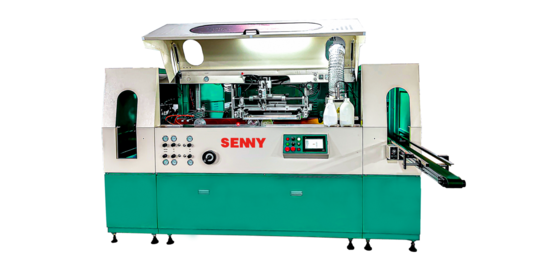 1-2L 50 Pcs/Min 1-8 color Plastic Round Bucket UV Screen Printing Machine