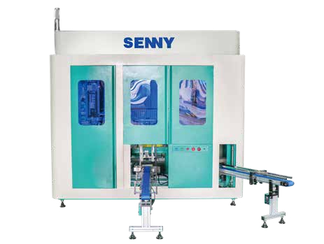 Hot Stamping Glass Ceramics Plastic Bottle Screen Printer LED-UV Curing 3 Color 60pcs/Min