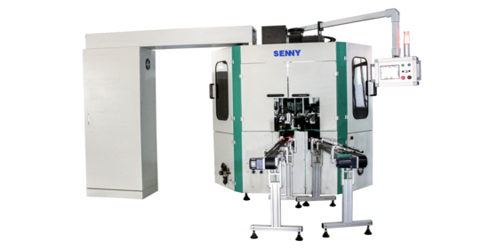 3-Color 60 Pcs/Min Round Jar/Cap Automatic UV Screen Printing Machine