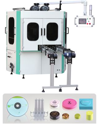 2-color 50pcs/min Cover/Flat Board Automatic UV Screen Printing Machine