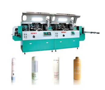 12 Color 5000pcs/Hr Tube Screen Printing Machine 250x200mm For Container
