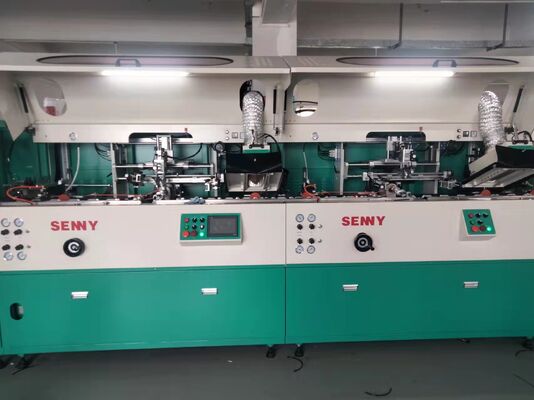 Multicolor Screen Printing Machine with electrical components easy-to- touch screen and modular structure for printing operations
