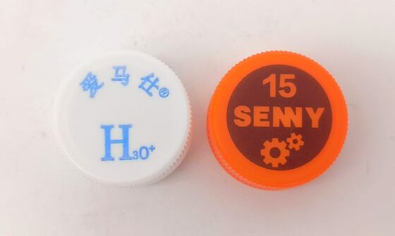 Caps Printing Machine including bottle cap counter three color offset printing unit and flame heads for surface treatment