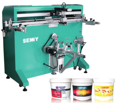 1000X250mm 600pcs/Hr SA1200-D2 Semi Automatic Screen Printing Machine For Bucket