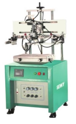 400✖️250 1000pcs/Hr Semi Automatic Screen Printing Machine For Curved Shape Bottle