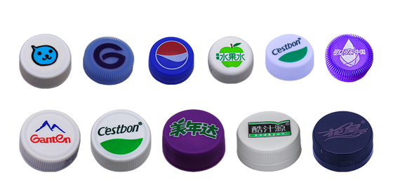 Automatic UV Offset Printing Machine for Plastic Bottle Caps 28-38mm Diameter at 1600pcs/minute with 1-4 Colors