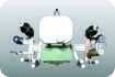 380V Multicolor Screen Printing Machine , 45pcs/Minute Auto Screen Printer