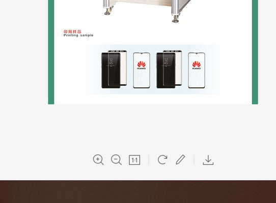 SGS 1000pcs/Hr Pneumatic Pad Printing Machine For 3D Glass Of Tablets