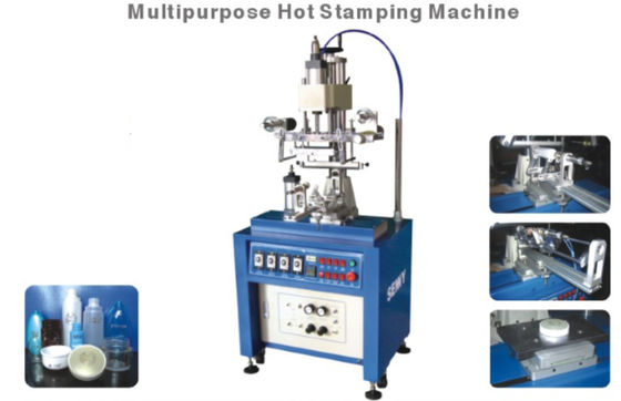 1000pcs/Hr Metallic Foil Printing Machine , Industrial Metal Stamping Machine