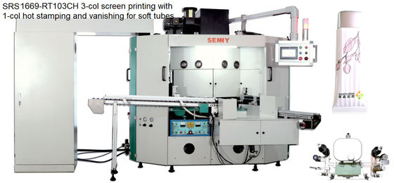 5 Station 50Hz Automatic Printing Machine , 70pcs/Min Silk Screen Equipment