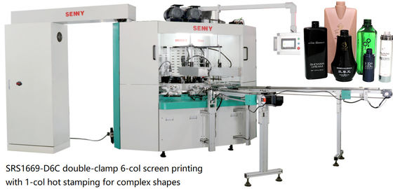 6 Station 25pcs/Min Multicolor Screen Printing Machine ISO For Cap
