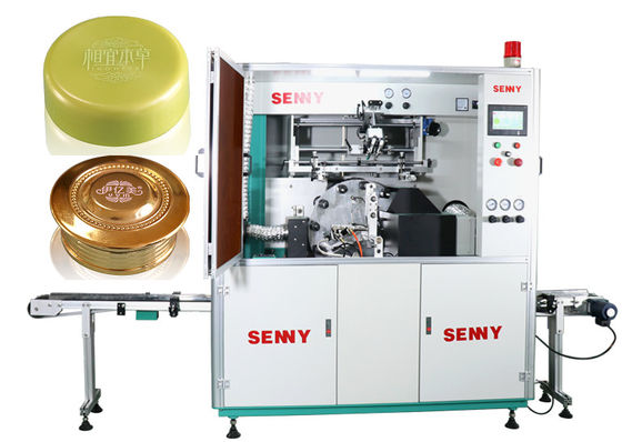 5000pcs/Hr Screen Printing Machine , CE Flat Automatic Silk Screen Printer