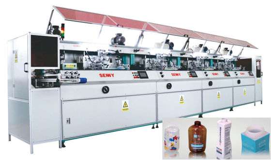 300*250mm 100pcs/Min Fully Automatic Silk Screen Printing Machine Multicolor