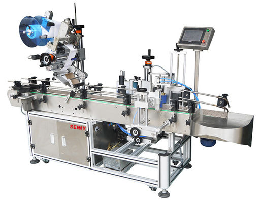 0.6mpa 1.5KW Auto Sticker Labeling Machine For Round Bottle