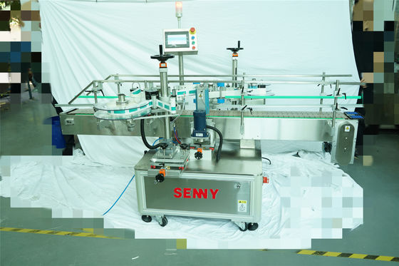PLC Control Automatic Label Applicator 300pcs/minute