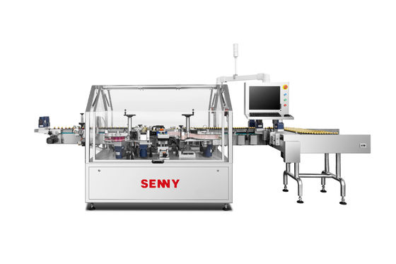 750pcs/minute Three Points Positioning Round Bottle Labeling Machine Stable And High-Speed