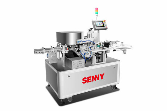 2Kw 220VAC PLC Controlled Lipstick Labeling Machine With 60-90 Pieces/Min
