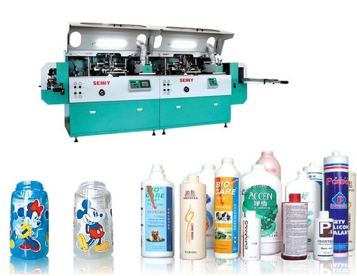 Plastic Glass Metal Applicable Fully Automatic Screen Printing Machine 85pcs/min