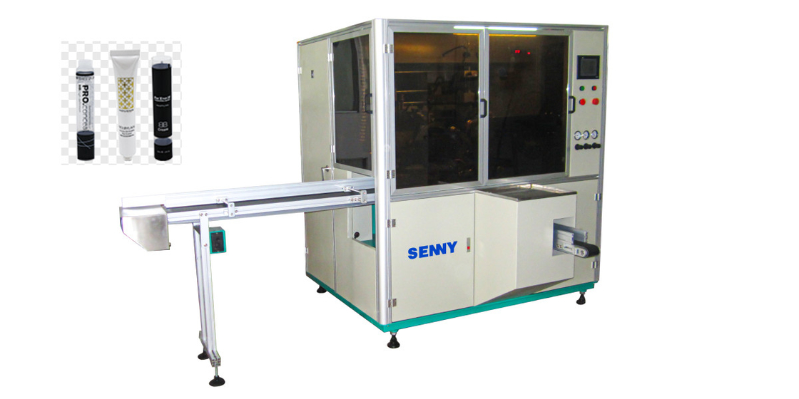 Plastic Soft Tube Screen Printing Machine Automatic 1 Color 16–75mm 60pcs/Min