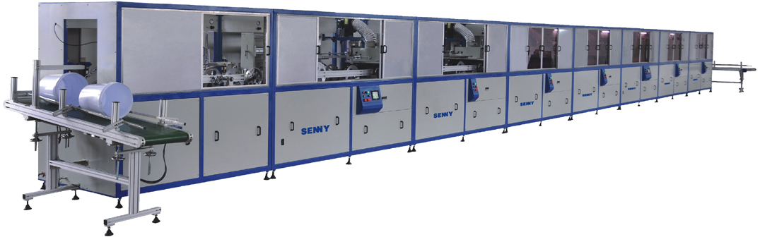 Multicolor Plastic Round Bucket Fully Automatic Screen Printing Machine 18pcs/Min