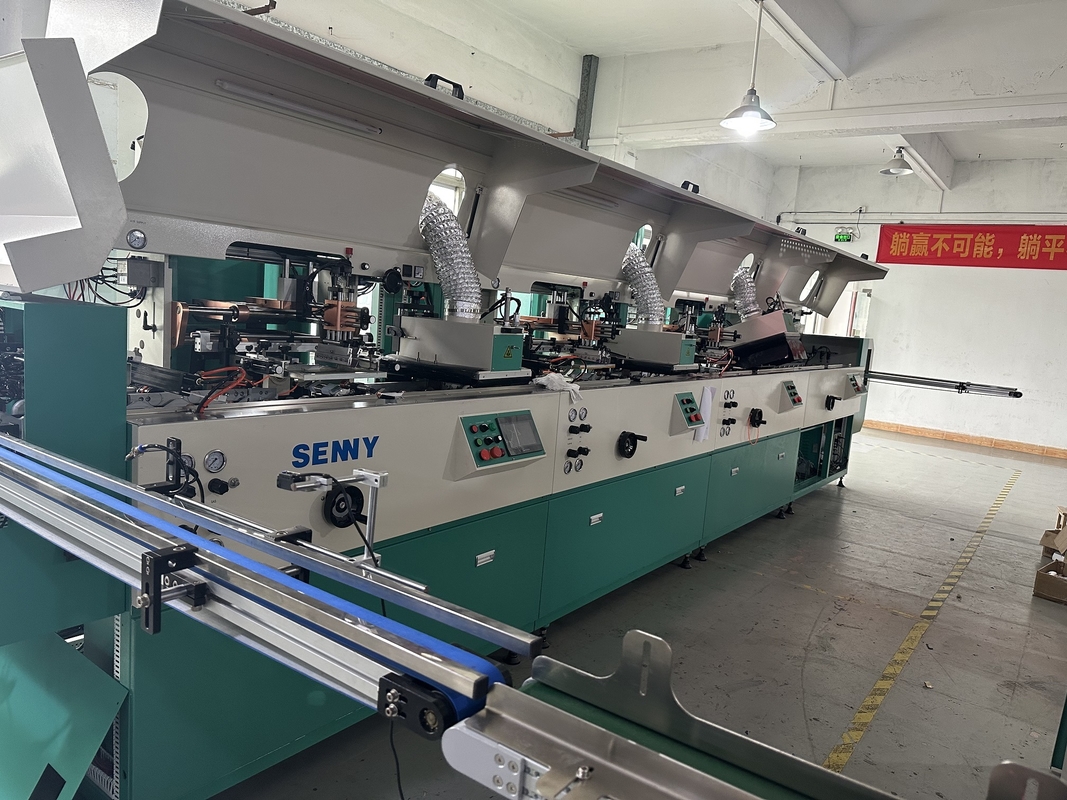 Fully Automatic 1-8 Color Bottle Screen Printer 85pcs/Min