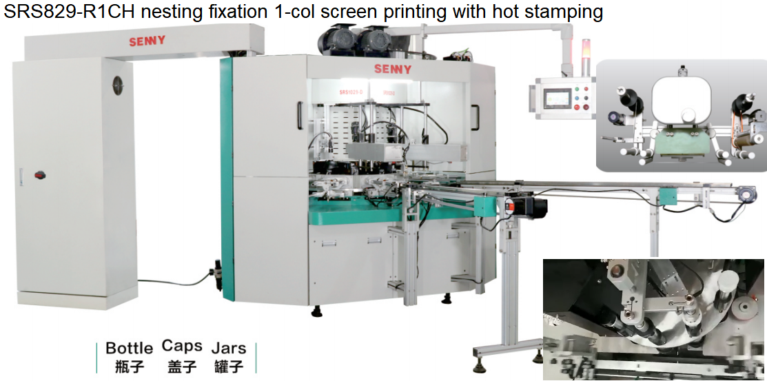 Fully Automatic Bottle Screen Printer with High Durability and AI Visual Inspection for Various Shapes