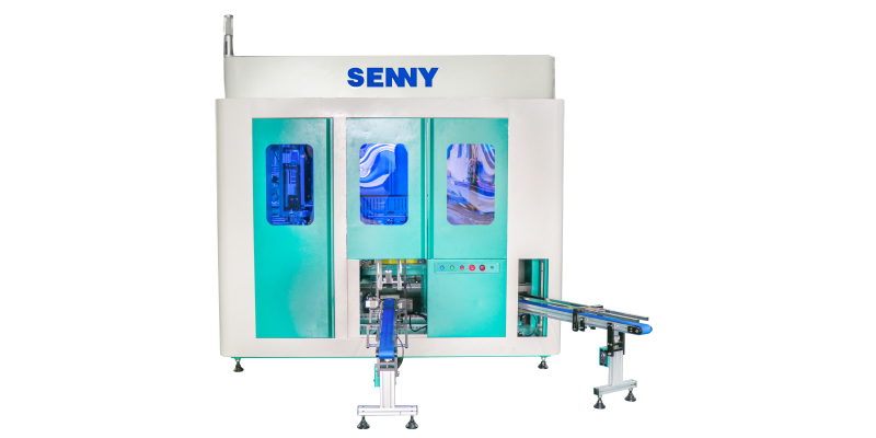 Container 2-Color 60 Pcs/Min CNC Automatic UV Curing Screen Printing Machine