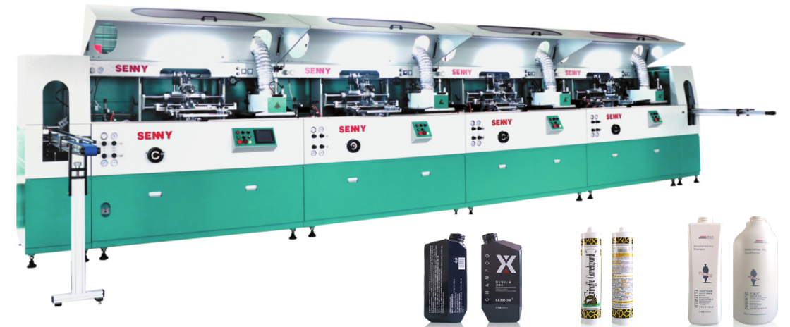 Plastic Bottle 1-8 Color 85 Pcs/Min Automatic UV Printing Machine