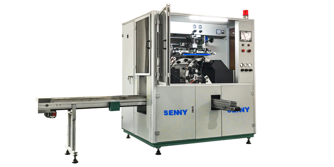 Innovative Caps Printing Machine With UV Curing System And LED Curing System For Plastic Products