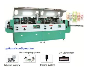5000pcs/Hr Multi Color Automatic Cylinder Screen Printing Machine