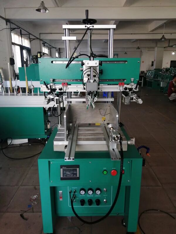 400✖️250 1000pcs/Hr Semi Automatic Screen Printing Machine For Curved Shape Bottle