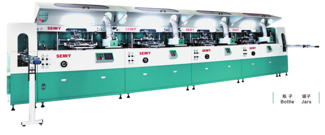 OEM 6000pcs/Hr 8 Colors Screen Printing Machine For Container