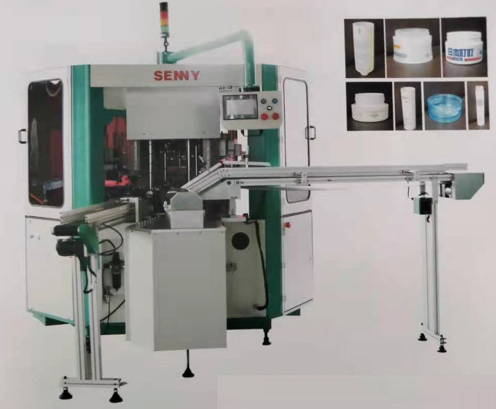 3600pcs/Hr Three Colors Screen Printing Machine 250x150mm For Cosmetics Container