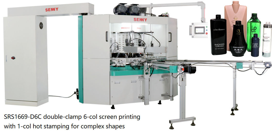 6 Station 25pcs/Min Multicolor Screen Printing Machine ISO For Cap
