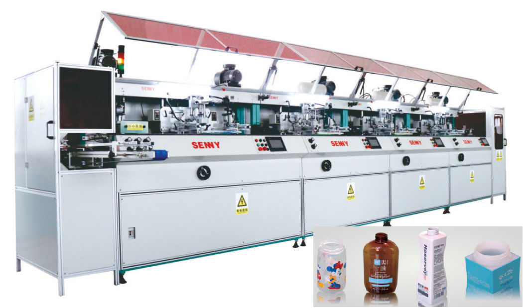 300*250mm 100pcs/Min Fully Automatic Silk Screen Printing Machine Multicolor