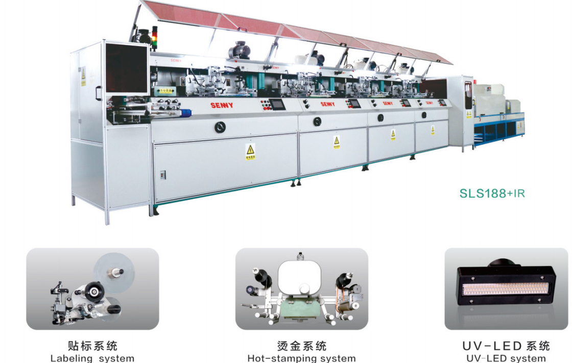 300*250mm 100pcs/Min Fully Automatic Silk Screen Printing Machine Multicolor
