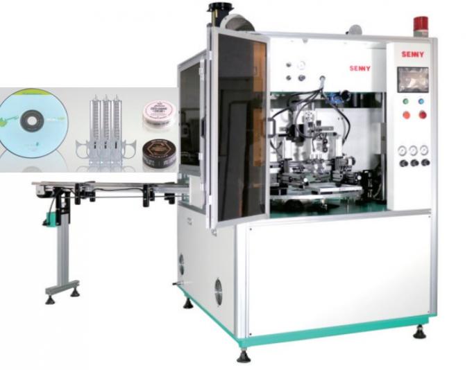 Flat And Curved Surface Screen Bottle Cap Printer For Beverages Industry
